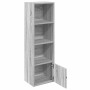 Estantería madera de ingeniería gris sonoma 31x24x102 cm en Librerías y estanterías | Comprar online en Foru.es