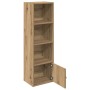 Estantería de madera de ingeniería roble artisan 31x24x102 cm en Librerías y estanterías | Comprar online en Foru.es