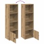 Estantería de madera de ingeniería roble artisan 31x24x102 cm en Librerías y estanterías | Comprar online en Foru.es
