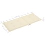 Sillas de jardín 4 uds madera maciza de teca con cojines crema de vidaXL, Sillas de jardín - Ref: Foro24-3065532, Precio: 499...