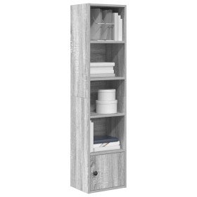 Estantería madera de ingeniería gris sonoma 31x24x127 cm en Librerías y estanterías | Comprar online en Foru.es