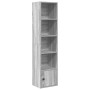 Estantería madera de ingeniería gris sonoma 31x24x127 cm en Librerías y estanterías | Comprar online en Foru.es