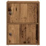 Estantería madera de ingeniería color envejecido 40x24x52 cm en Librerías y estanterías | Comprar online en Foru.es