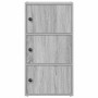 Estantería madera de ingeniería gris sonoma 40x24x77 cm en Librerías y estanterías | Comprar online en Foru.es
