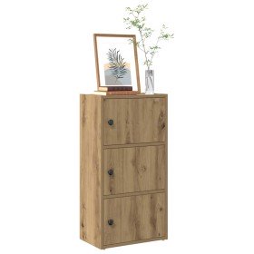 Estantería de madera de ingeniería roble artisan 40x24x77 cm en Librerías y estanterías | Comprar online en Foru.es