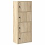 Estantería de madera de ingeniería roble sonoma 40x24x102 cm en Librerías y estanterías | Comprar online en Foru.es