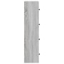 Estantería madera de ingeniería gris sonoma 40x24x102 cm en Librerías y estanterías | Comprar online en Foru.es