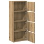 Estantería de madera de ingeniería roble artisan 40x24x102 cm en Librerías y estanterías | Comprar online en Foru.es