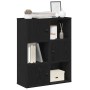 Librería de madera contrachapada roble negro 60x24x76,5 cm en Librerías y estanterías | Comprar online en Foru.es