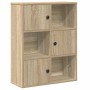 Estantería madera de ingeniería roble sonoma 60x24x76,5 cm en Librerías y estanterías | Comprar online en Foru.es