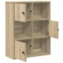 Estantería madera de ingeniería roble sonoma 60x24x76,5 cm en Librerías y estanterías | Comprar online en Foru.es