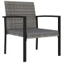 Juego de comedor para jardín 5 piezas ratán sintético gris de vidaXL, Conjuntos de jardín - Ref: Foro24-3065712, Precio: 250,...
