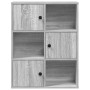 Estantería madera de ingeniería gris sonoma 60x24x76,5 cm en Librerías y estanterías | Comprar online en Foru.es