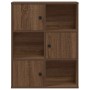 Estantería madera de ingeniería marrón roble 60x24x76,5 cm en Librerías y estanterías | Comprar online en Foru.es