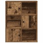 Estantería madera de ingeniería color envejecido 60x24x76,5 cm en Librerías y estanterías | Comprar online en Foru.es