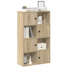 Estantería de madera de ingeniería roble sonoma 60x24x101,5 cm en Librerías y estanterías | Comprar online en Foru.es
