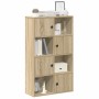 Estantería de madera de ingeniería roble sonoma 60x24x101,5 cm en Librerías y estanterías | Comprar online en Foru.es