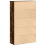 Estantería madera de ingeniería roble ahumado 60x24x101,5 cm en Librerías y estanterías | Comprar online en Foru.es