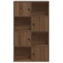 Estantería de madera de ingeniería marrón roble 60x24x101,5 cm en Librerías y estanterías | Comprar online en Foru.es