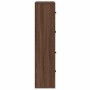 Estantería de madera de ingeniería marrón roble 60x24x101,5 cm en Librerías y estanterías | Comprar online en Foru.es