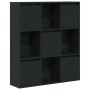 Estantería de madera de ingeniería roble negro 89x24x101,5 cm en Librerías y estanterías | Comprar online en Foru.es