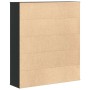 Estantería de madera de ingeniería roble negro 89x24x101,5 cm en Librerías y estanterías | Comprar online en Foru.es