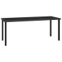 Conjunto de comedor de jardín 7 piezas ratán sintético negro de vidaXL, Conjuntos de jardín - Ref: Foro24-3065697, Precio: 55...