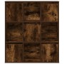Estantería madera de ingeniería roble ahumado 89x24x101,5 cm en Librerías y estanterías | Comprar online en Foru.es