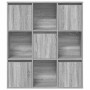 Estantería de madera de ingeniería gris sonoma 89x24x101,5 cm en Librerías y estanterías | Comprar online en Foru.es