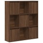 Estantería de madera de ingeniería marrón roble 89x24x101,5 cm en Librerías y estanterías | Comprar online en Foru.es