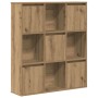 Estantería de madera de ingeniería roble artisan 89x24x101,5 cm en Librerías y estanterías | Comprar online en Foru.es