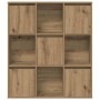 Estantería de madera de ingeniería roble artisan 89x24x101,5 cm en Librerías y estanterías | Comprar online en Foru.es