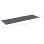 Tumbona con cojín mdera de pino impregnada gris antracita de vidaXL, Tumbonas - Ref: Foro24-3065849, Precio: 145,14 €, Descue...