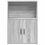Estantería de madera de ingeniería gris sonoma 60x24x85 cm en Librerías y estanterías | Comprar online en Foru.es