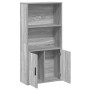 Estantería madera de ingeniería gris sonoma 60x24x120 cm en Librerías y estanterías | Comprar online en Foru.es