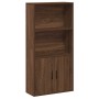 Estantería de madera de ingeniería marrón roble 60x24x120 cm en Librerías y estanterías | Comprar online en Foru.es