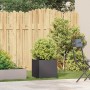 Jardinera de acero laminado en frío negro 40x40x40 cm en Macetas y jardineras | Comprar online en Foru.es