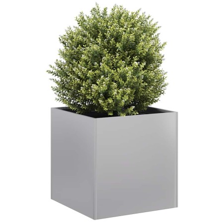 Jardinera 40x40x40 cm de acero galvanizado en Macetas y jardineras | Comprar online en Foru.es
