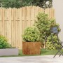 Jardinera oxidada 40x40x40 cm acero corten en Macetas y jardineras | Comprar online en Foru.es