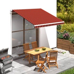 Toldo de lona naranja y marrón 300x250 cm en Toldos | Comprar online en Foru.es