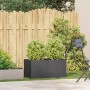 Jardinera de acero laminado en frío negro 80x40x40 cm en Macetas y jardineras | Comprar online en Foru.es