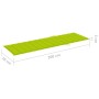 Tumbona con cojín verde brillante madera de pino impregnada de vidaXL, Tumbonas - Ref: Foro24-3065830, Precio: 124,57 €, Desc...