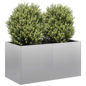 Jardinera 80x40x40 cm de acero galvanizado en Macetas y jardineras | Comprar online en Foru.es