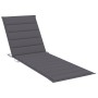 Tumbona de jardín con mesa y cojín de madera de pino impregnada de vidaXL, Tumbonas - Ref: Foro24-3065954, Precio: 189,01 €, ...