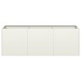 Jardinera de acero laminado en frío blanco 120x40x40 cm en Macetas y jardineras | Comprar online en Foru.es