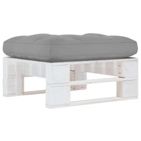 Garden ottoman made of white impregnated pine wood pallets by vidaXL, Modular outdoor sofas - Ref: Foro24-3066423, Price: 65,...