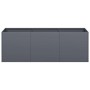Jardinera antracita 120x40x40 cm acero laminado en frío en Macetas y jardineras | Comprar online en Foru.es
