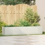Jardinera de acero laminado en frío blanco 200x40x40 cm en Macetas y jardineras | Comprar online en Foru.es
