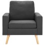 Juego de sofás de 2 piezas de tela gris oscuro de vidaXL, Sofás - Ref: Foro24-3056615, Precio: 416,11 €, Descuento: %