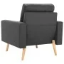 Juego de sofás de 2 piezas de tela gris oscuro de vidaXL, Sofás - Ref: Foro24-3056615, Precio: 408,62 €, Descuento: %